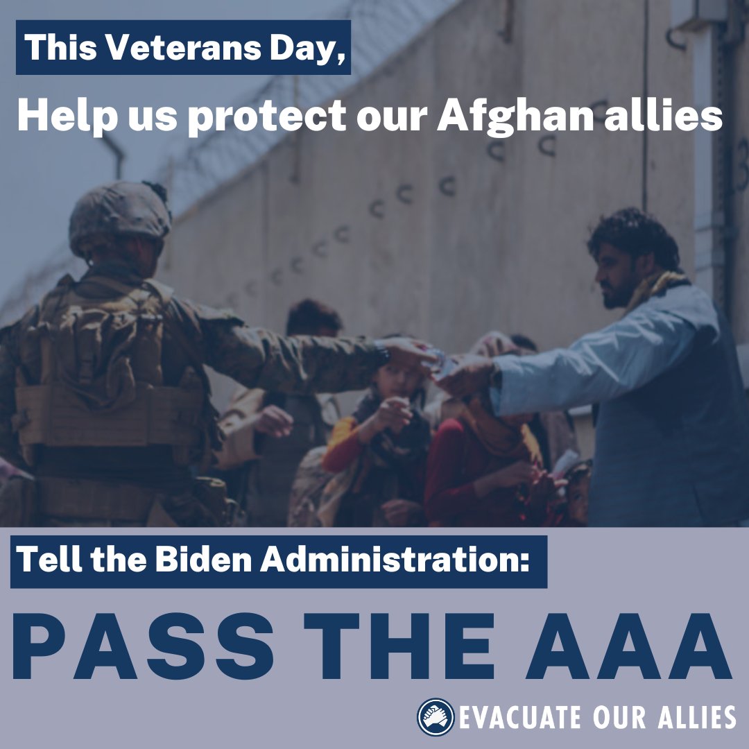 To our #Veterans: you fought #ShonaBaShona w/ brave Afghan allies who stood with & protected Americans. 
👉We honor your personal commitments to our allies & make it our mission to advance govt action & accountability.
💕#UUtwitter, let's #PasstheAAA
💻bit.ly/UUSJ-AfghanAdj…