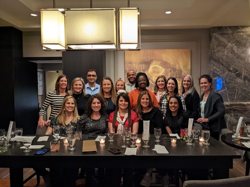 vishrajmd's tweet photo. Great work today by Terrence Pugh, Rebecca Hines, and CR alum Fabiana Squarize talking about inpatient #cancerrehab and hematological parameters; can't believe how large of a group we have here from CLT! #ACRM2022 @ACRMtweets @CarolinasRehab @AtriumHealth #TheNewCR https://t.co/oPjOfupNZ3
