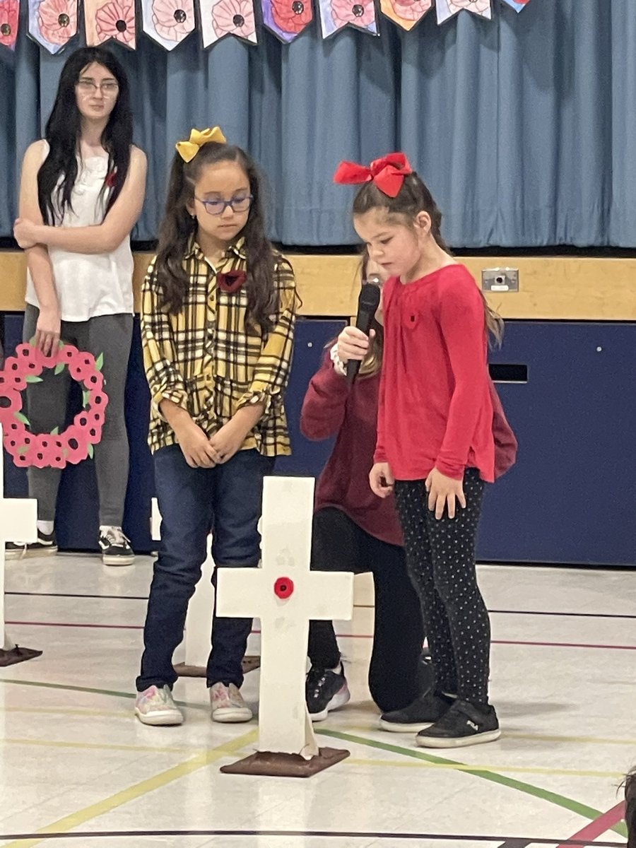 <a href="/OaklandScotland/">Oakland-Scotland School</a> Remembrance Day Assembly. So proud of the leadership and respect shown by our students today ❤️