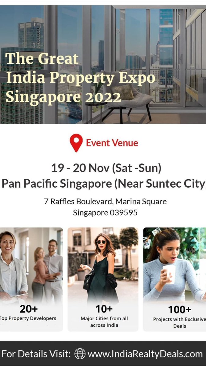 Attention #indiansinsingapore #indiapropertyfair #eventsinsingapore #idianeventsinsingapore  
REGISTER NOW AT-
 indiarealtydeals.com
