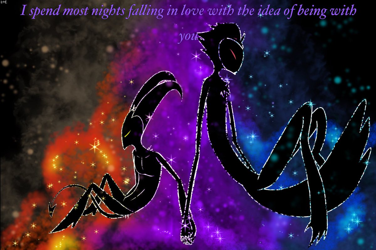 LeahTheEcho's tweet photo. #Helluvsboss #blitzo #blitz #stolas #HelluvaBossFanart #stolitz 
I’ve made all these with the stupidest smile on my face😁😊🥰 https://t.co/fLar6eXqEj
