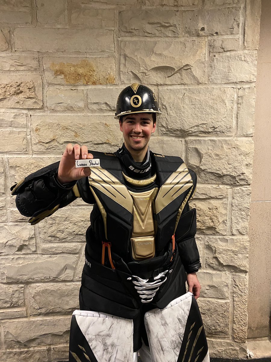 StOlafMHockey's tweet photo. Congratulations to Thomas Lalonde for his first career shutout tonight! 
#OlePride #UmYahYah https://t.co/WU3aYLwEA2