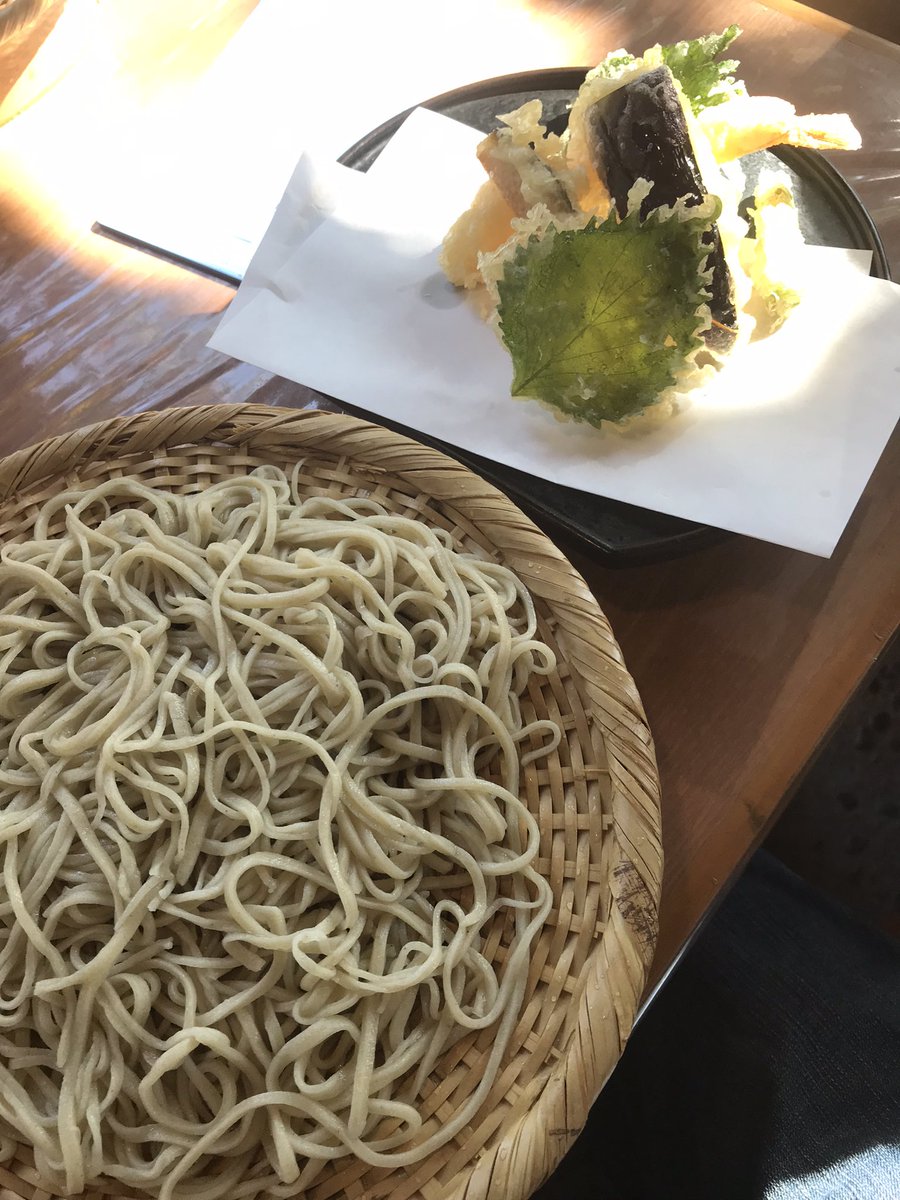 「うぽって が脱稿したので深大寺で蕎麦を頂く。 」|天王寺キツネ　手を洗うおかっぱ好き漫画家のイラスト