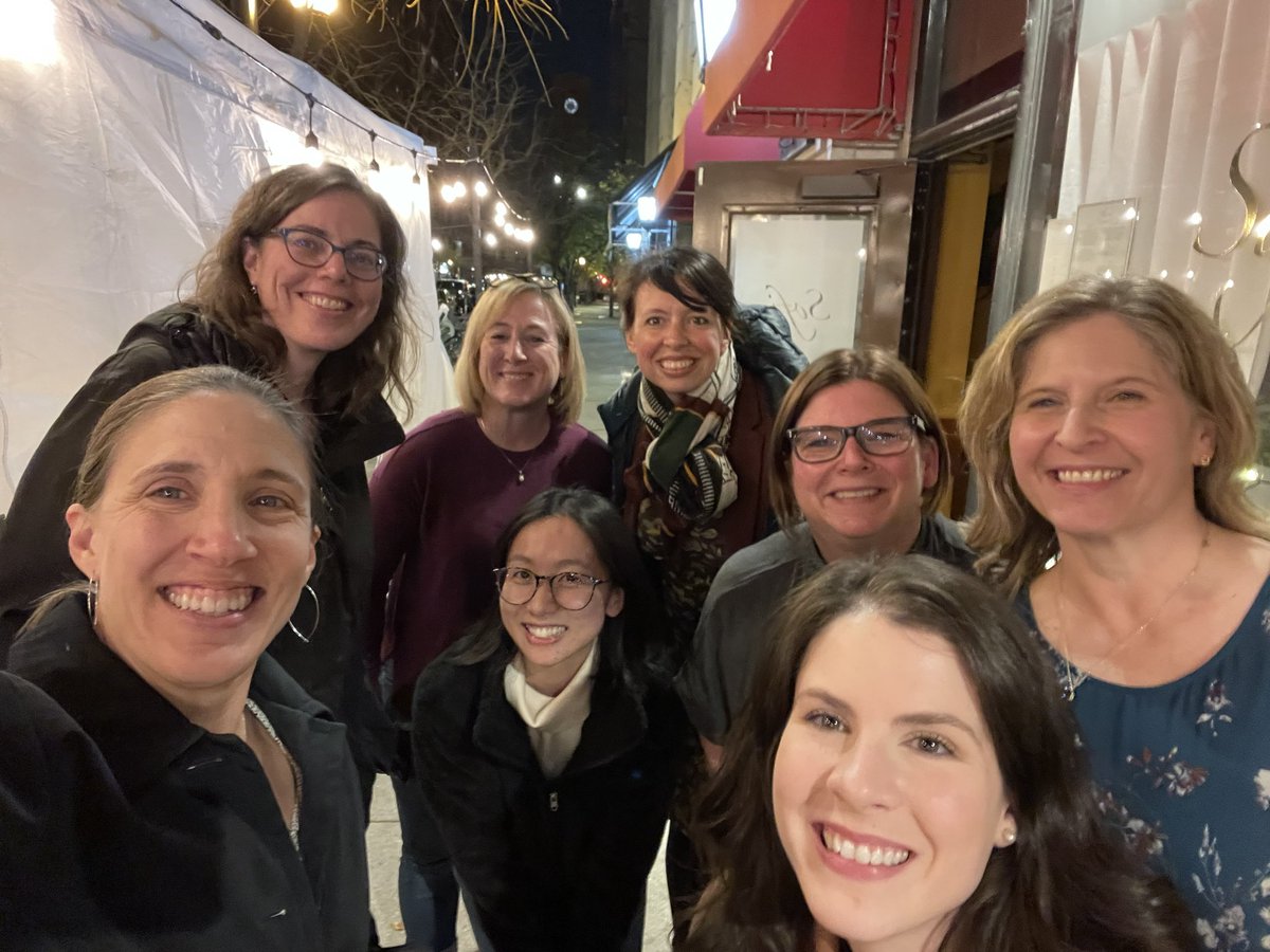 JLundinePhDSLP's tweet photo. One of the best parts of #ACRM22 - connecting great people! Dinner, scheming, collaborating, & laughing! @angelacicciaPhD @MelissaMcCart1 https://t.co/uoBE7TTazo