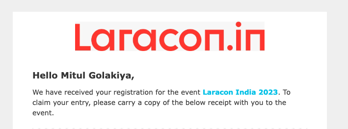 infyom's tweet photo. Finally, #Laracon India 2023 will happen in Feb. Tickets are open and almost sold out.

The whole #InfyOm Army is going to Laracon. Book yours now if you haven't before it's fully sold out. 😂

@LaraconIN @LaravelSurat #LaraconIN @laravelphp https://t.co/Pj0Xvajr0C