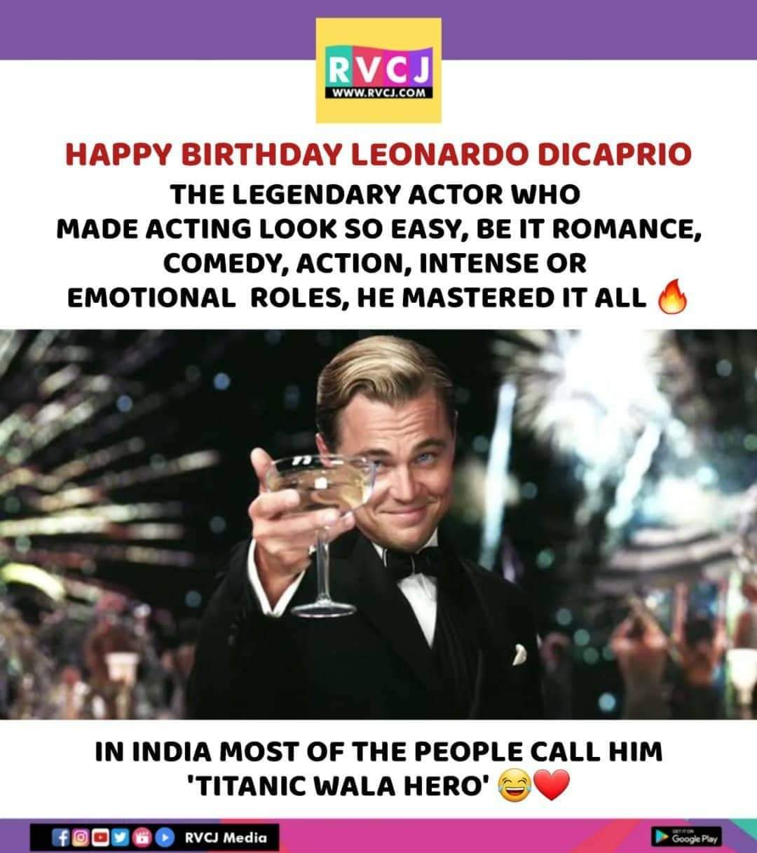 Happy Birthday Leonardo DiCaprio!   