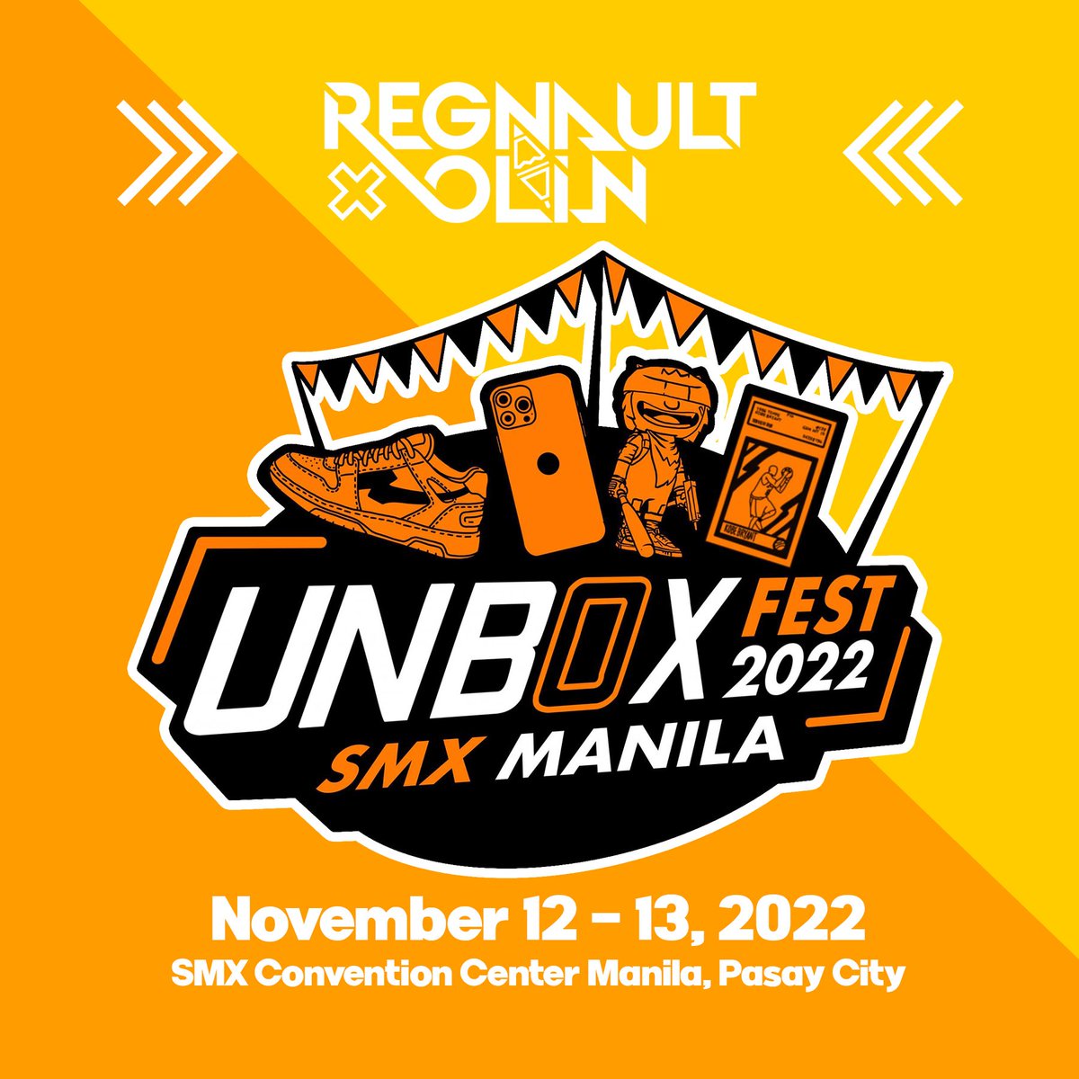 regnaultxolin's tweet photo. REGNAULT x OLIN will be at Unbox Fest 2022!
November 12-13, 2022
SMX Convention Center Manila
See you tomorrow for lots and LOTS of collectibles! 💛
#UnboxFest2022 #UnboxFest #Unbox https://t.co/8hN9bxf37S