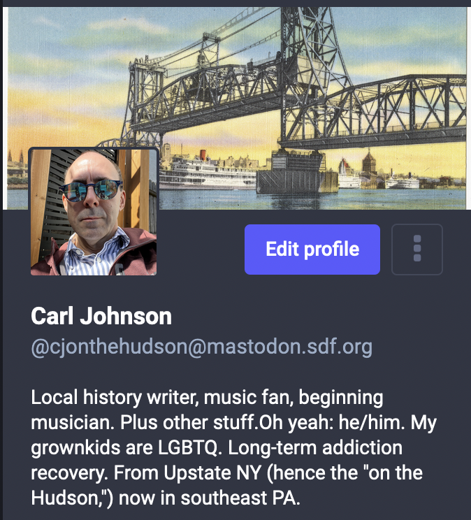 HoxsieAlbany's tweet photo. Since it is by no means certain that Twitter is going to continue, or that I'll continue to be on it, here's my Mastodon ID, where I will continue to post Hoxsie updates:  @cjonthehudson@mastodon.sdf.org 

I probably won't have a separate account for Hoxsie, for now. https://t.co/RyJA0WeHl5