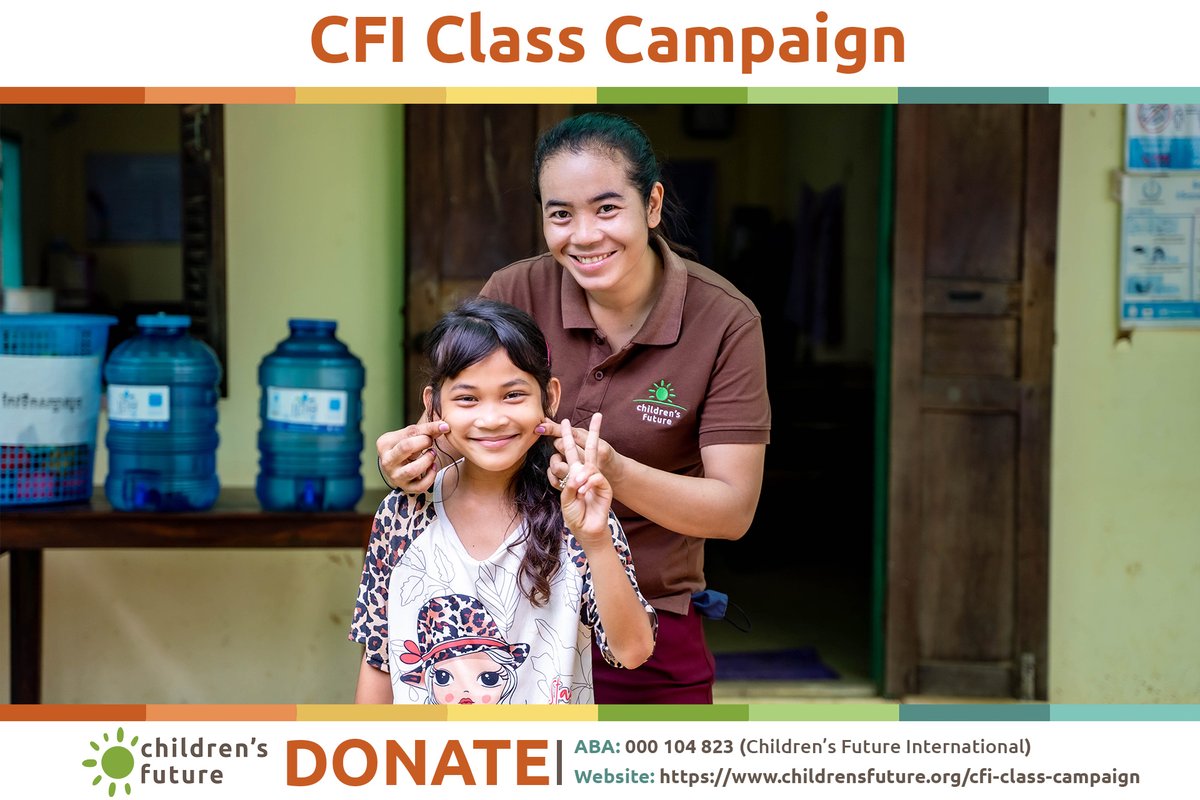 Thank you for all your support for the CFI Class Campaign this week!
Take a look at how we did so far and check out our story for this Friday at
facebook.com/ChildrensFutur…

Please donate at childrensfuture.org/cfi-class-camp…