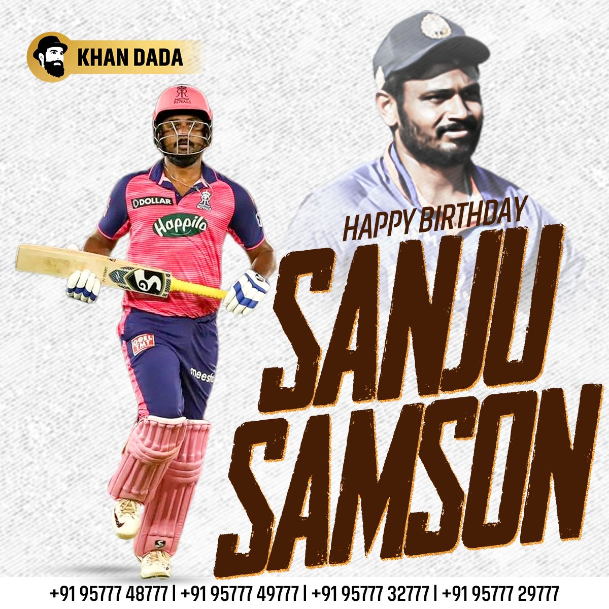 Happy Birthday Sanju Samson        