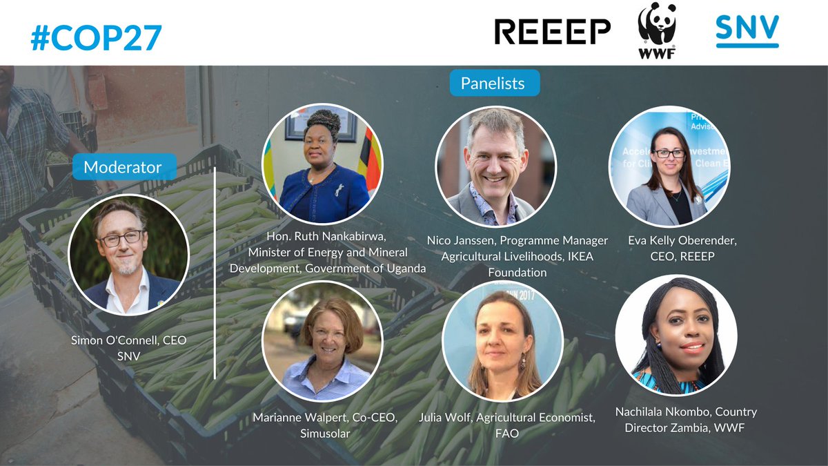 SNV - find us on Bluesky as snv.org (@snvworld) on Twitter photo Today: SNV & partners will discuss climate adaptation and how to strengthen #resilience in energy and #FoodSystems in an official UNFCCC #COP27 side event.
Join us in the Thebes room or online youtu.be/KDIkikNPCFg
#TogetherforImplementation
<a href="/wwf_media/">WWF International media team</a> <a href="/REEEP/">hm</a> <a href="/IKEAFoundation/">IKEAfoundation</a> Today: SNV & partners will discuss climate adaptation and how to strengthen #resilience in energy and #FoodSystems in an official UNFCCC #COP27 side event.
Join us in the Thebes room or online youtu.be/KDIkikNPCFg
#TogetherforImplementation
<a href="/wwf_media/">WWF International media team</a> <a href="/REEEP/">hm</a> <a href="/IKEAFoundation/">IKEAfoundation</a>