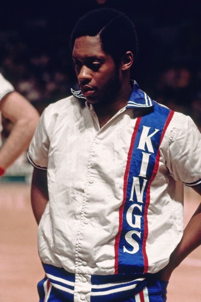 Tiny’The Skate’ Archibald with the Kansas City Kings jacket 👑