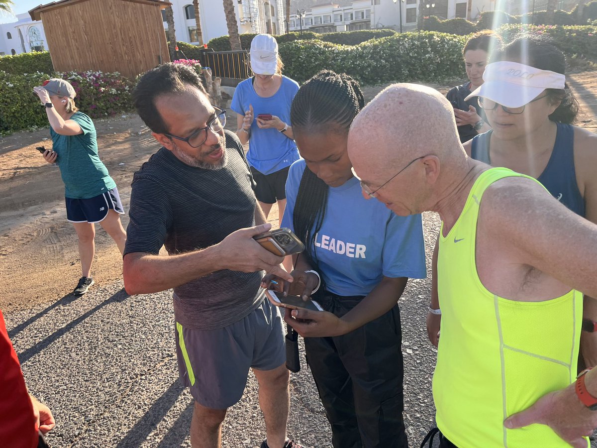 DrTolullah's tweet photo. We ran (!) an experiment this morning with a motley crew of #Cityzens4CleanAir. Run Leaders @dekadzewofia (Accra) & @tohbie312 (Lagos) demonstrated their citizen science approach to collecting data on air quality and health risks while running. Results loading..#CleanAirCOP27 https://t.co/caUCSyHq0A