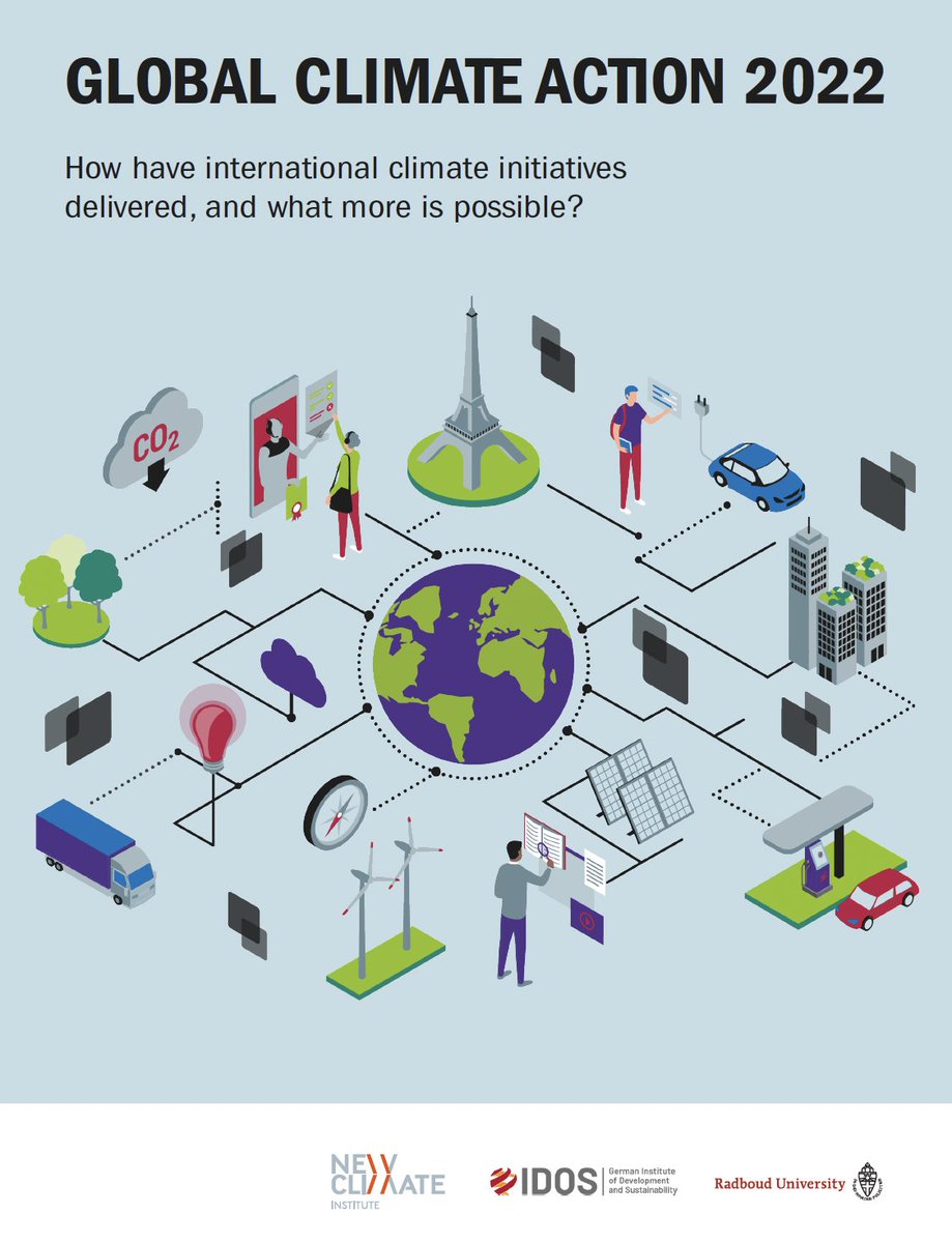 sanderchan's tweet photo. Fresh off the press for @COP27P
"Global Climate Action 2022 - How have International Climate Initiatives delivered, and what more is possible?"🧵
Download at: https://t.co/Gwk2kWf1cS
#Klimalog #COP27 #ClimateAction
@newclimateinst, @IDOS_research & @Radboud_Uni https://t.co/NxOe5rF2Rn