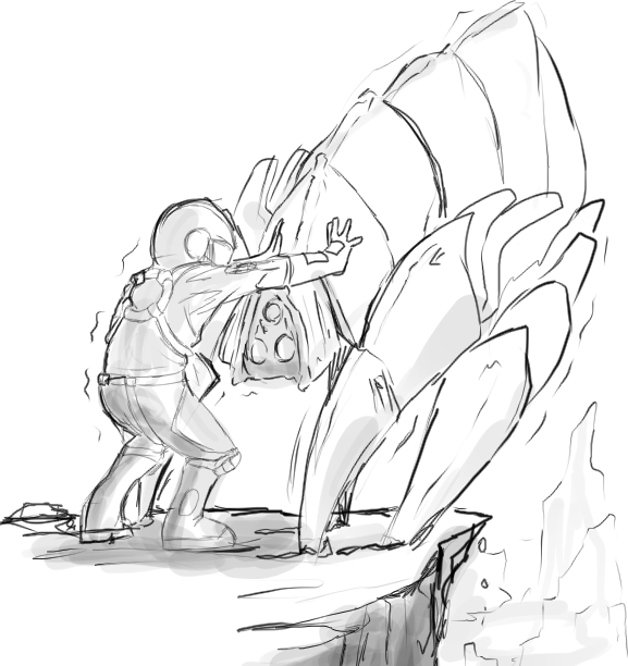 Just a lil' push

Art by Discord member: Markotoff