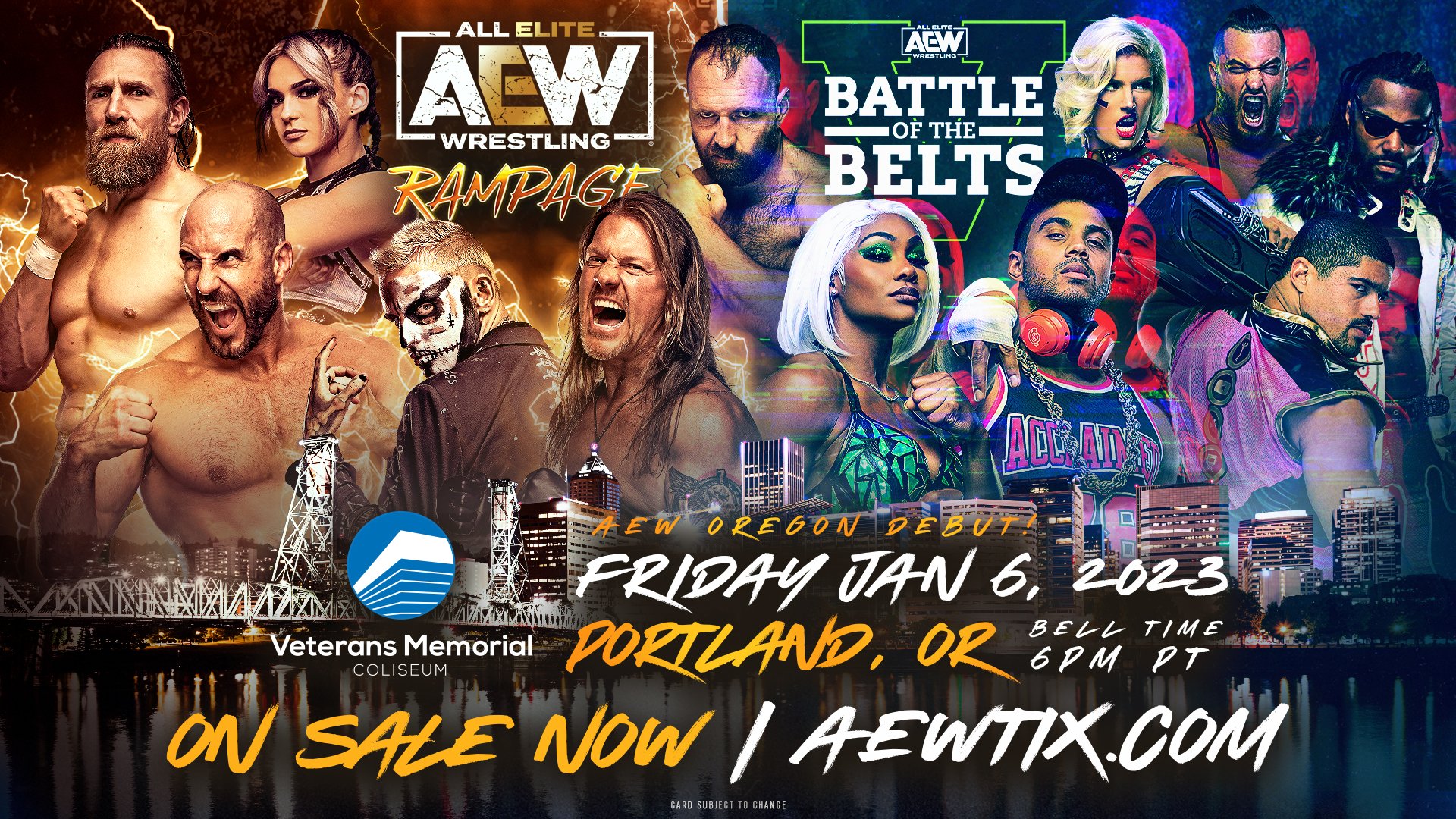 All Elite Wrestling on Twitter "Listen up PDX! AEW makes its Portland