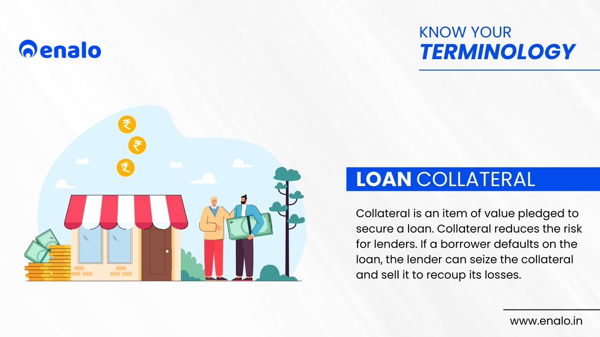 enalohq's tweet image. #FinanceTerminologies 

Did you know? There are two basic types of loans - Secured and Unsecured.

Secured loans are primarily high-valued and require a "collateral" as security to the lender.

enalo.in

#enalohq #smallbusinessowners #indianstartups #Freelancers