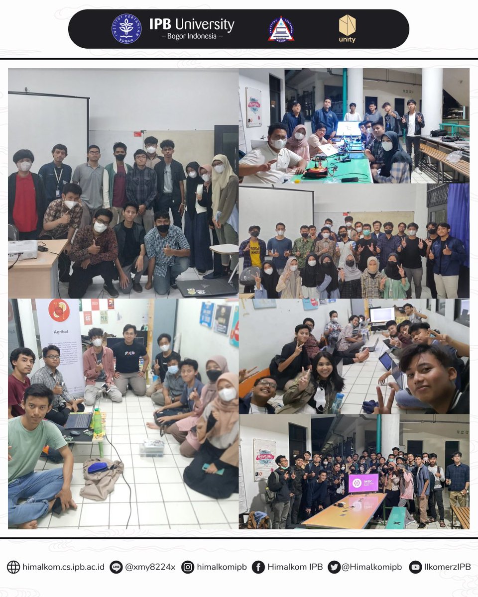 Halo, KM IPB!
Alhamdulillah, pertemuan pertama pasca-Agriinformatics telah terlaksana. Terima kasih kepada KM IPB yang sudah meramaikan kegiatan ini. Semoga kedepannya kami dapat terus menebar kebermanfaatan kepada KM IPB.

Ilkomunity? JUARA!