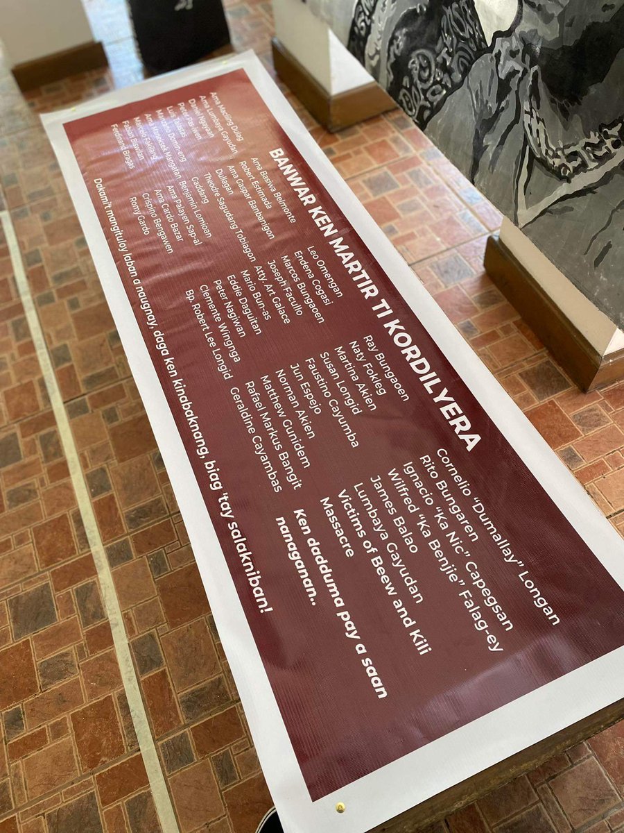 upboutcrop's tweet photo. NOW HAPPENING: The UPB University Student Council and Paggawisan Taku Am-in (PAGTA) hold a candle lighting ceremony at the Alumni Center Building Lobby today, November 11, in commemoration of the National Indigenous People (IP) Heroes Day.

#DefendCordilleraPH
#LetOurRiversFlow https://t.co/e5G6vahi8q