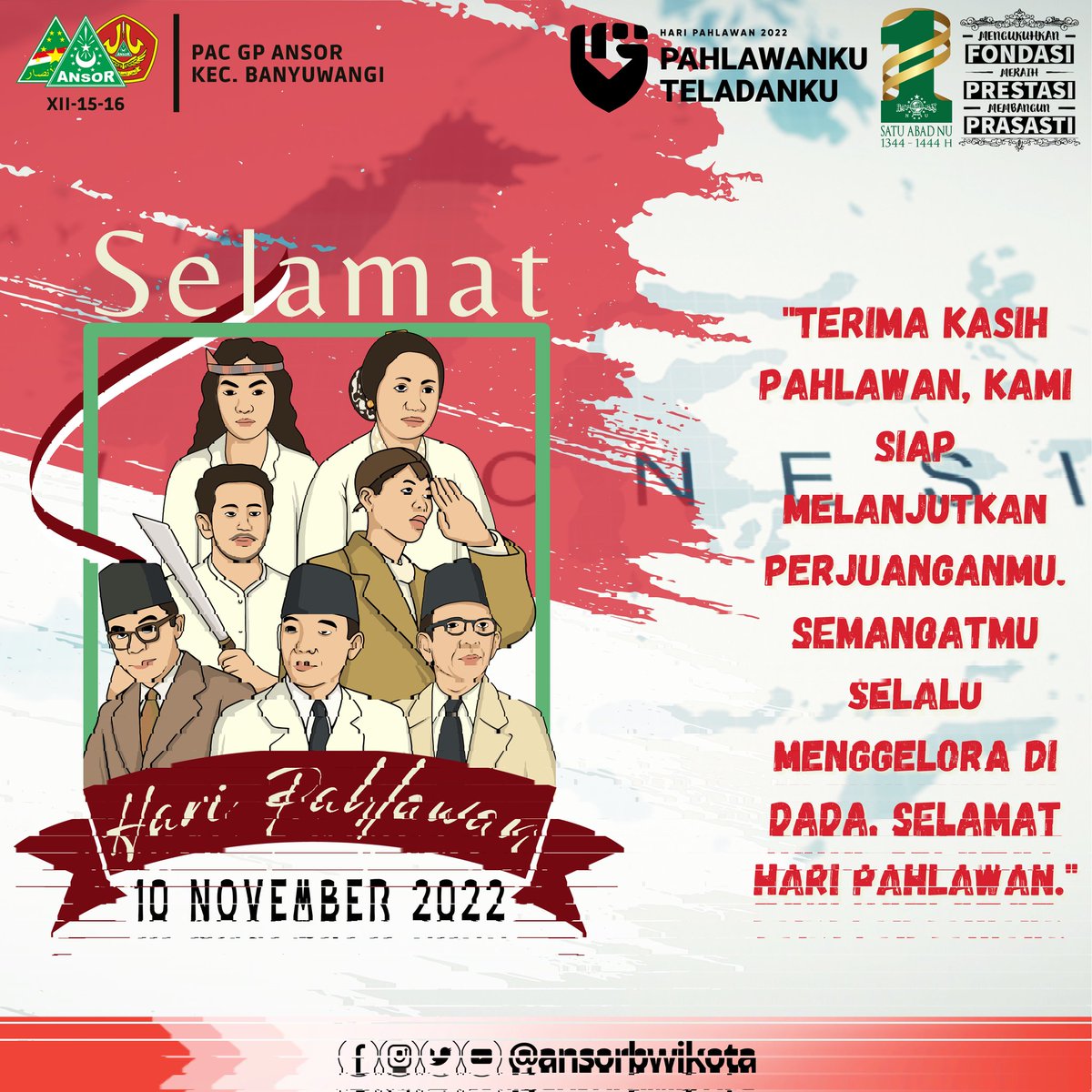 ansorbwikota's tweet photo. 《Media Resmi PAC GP Ansor Banyuwangi》
Instagram: ansorbwikota
Twitter: ansorbwikota
Facebook: GP ANSOR Banyuwangi KOTA
Youtube: ansorbwi kota

#pcnu #mwcnu #isnu #ipnu #ippnu #gpansor #banser #muslimat #fatayat https://t.co/FaXhOBHdQE