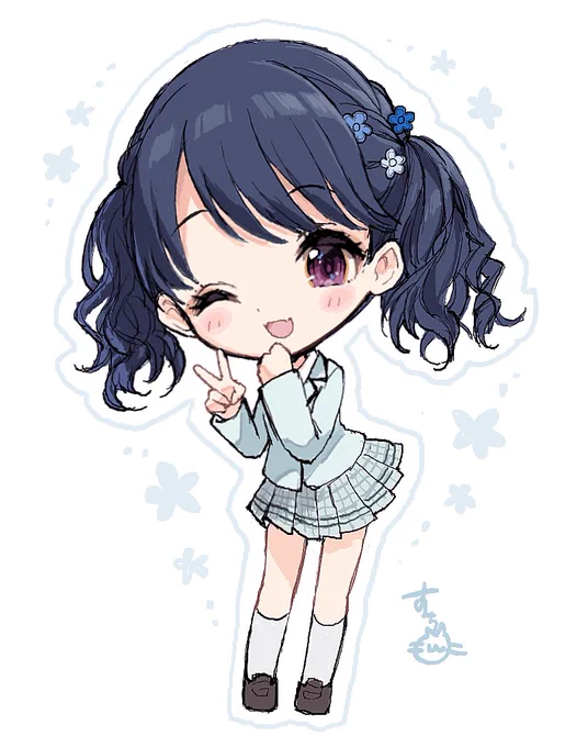 小糸ちゃん!昨日絵チャで描いてました!お誕生日おめでとう～!#福丸小糸生誕祭2022 #福丸小糸誕生祭2022 
