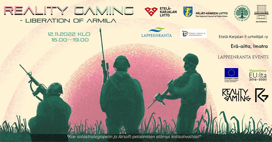 #event #innovation Video- ja Airsoft-pelaaminen yhdistyvät vallatulla autiokoululla. 
Katso ja vaikuta tapahtumien kulkuun la 12.11. klo 16-19 täällä: twitch.tv/myst1s

<a href="/LappeenrantaFi/">Lappeenranta</a> <a href="/UniLUT/">LUT University 🚀</a> <a href="/LABfinland/">LABfinland</a> <a href="/NuijamiesLpr/">Kulttuuritila Nuijamies</a> <a href="/EtelaKarjala/">Etelä-Karjala</a> #gaming #videogames #airsoft #fpsgames