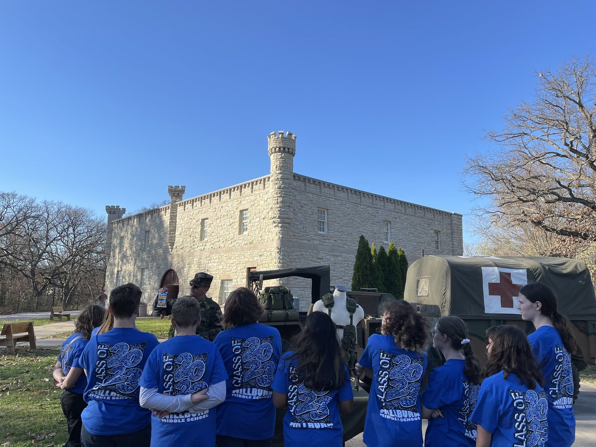 IL State Military Museum - veterans giving presentations on different equipment needed during combat when they served actively.  Always a powerful experience.