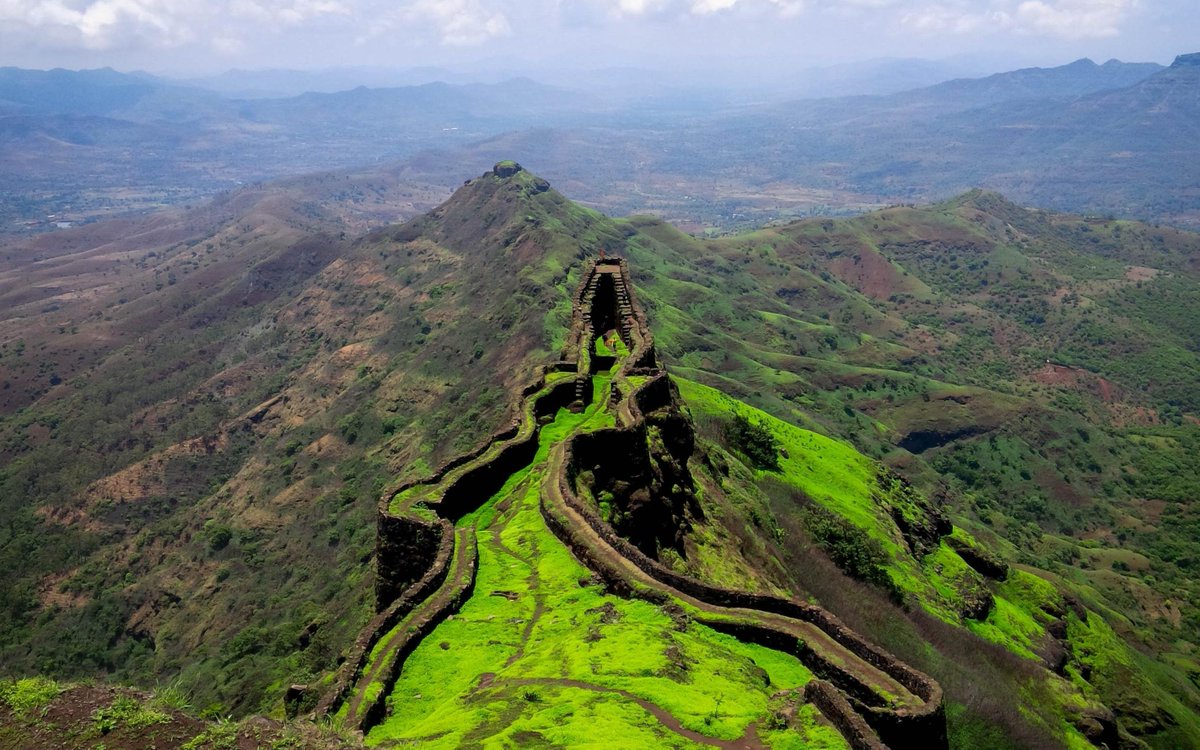 10 of the most amazing Fort Treks in Maharashtra, India 1. Rajgad Fort ...