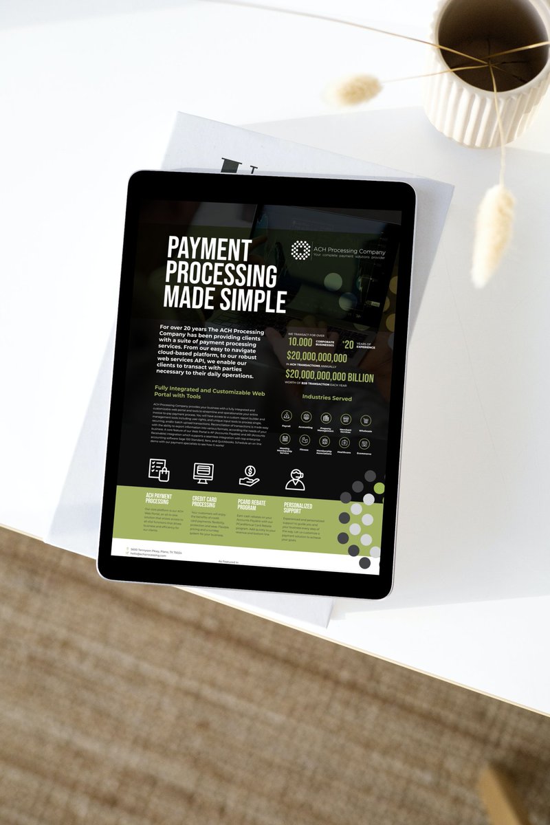 achprocessing's tweet image. Stop settling for outdated, underperforming payment systems. Compare savings 💸. You can save money by switching to ACH Processing Company. 
Contact us now 📮 hello@achprocessing.com

#ACH #Virtual #PurchasingCards #SmallBusiness #Lending