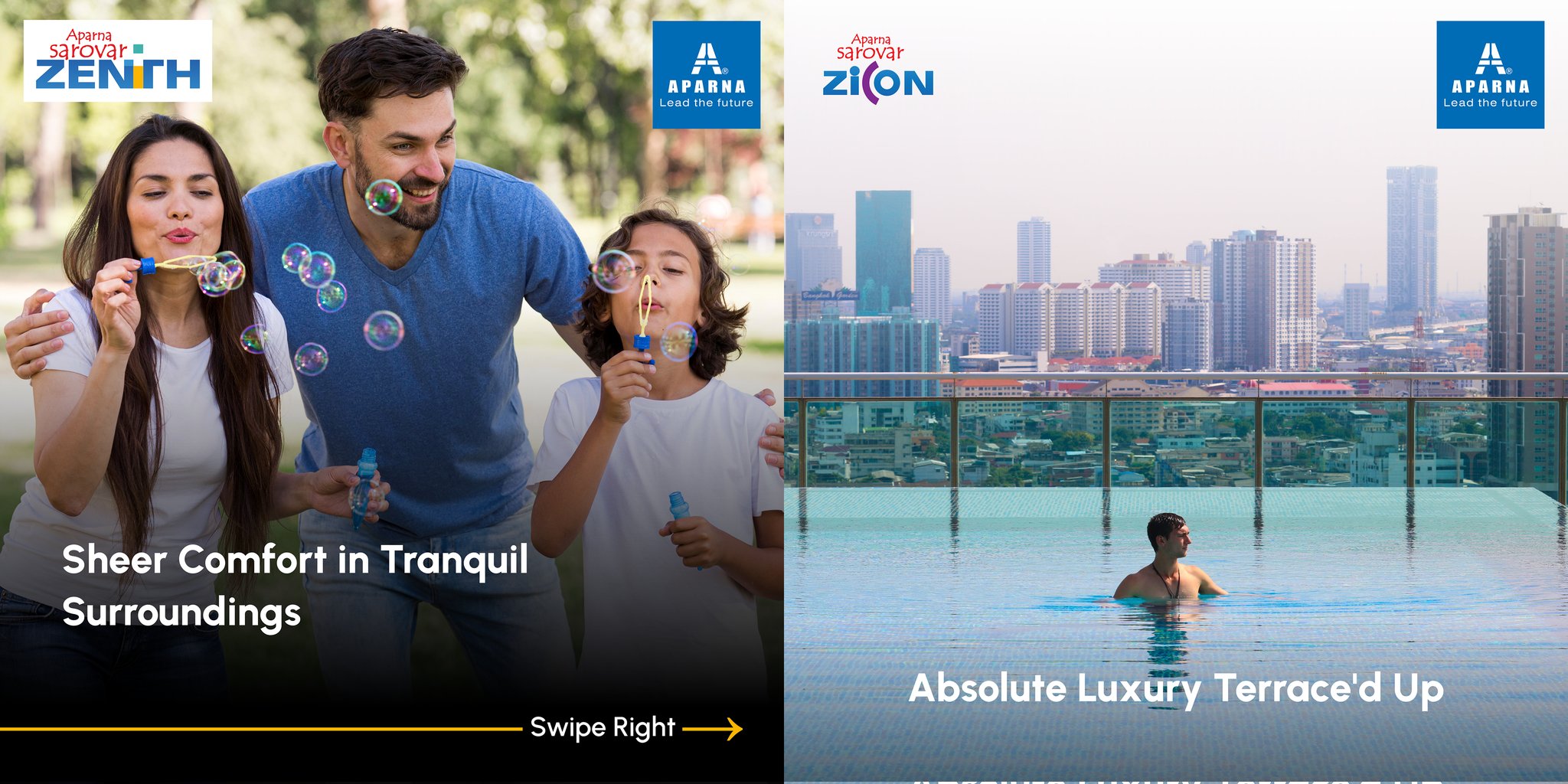 Aparna Group on Twitter "Be it AparnaSarovarZenith that's enriched