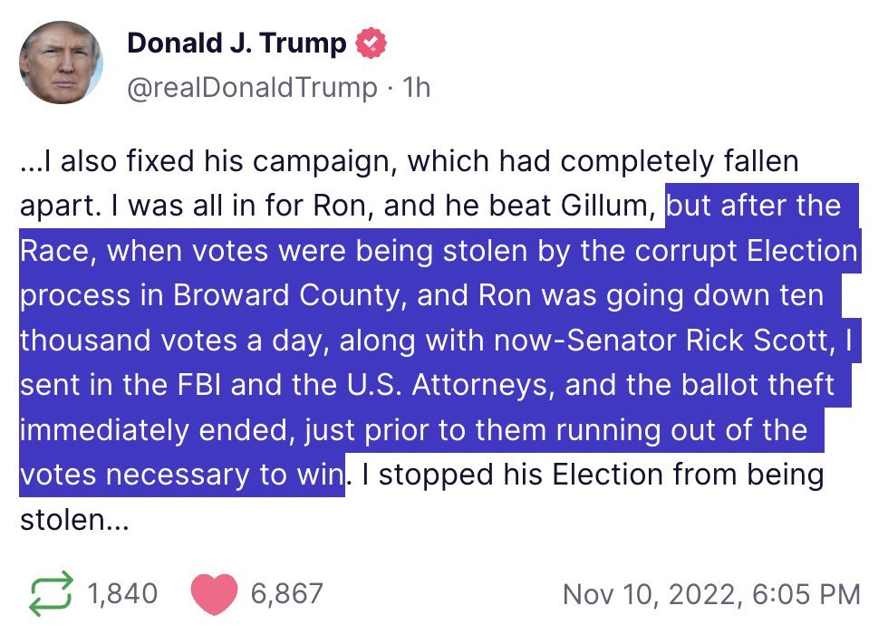 DPevehouse's tweet image. The real threat to faith AND democracy is having an &quot;elected&quot; politician in Florida who only won because TFG claims to have &apos;FIXED&apos; his election for him. ⬇️ #shameful #RepublicansCheatToWin