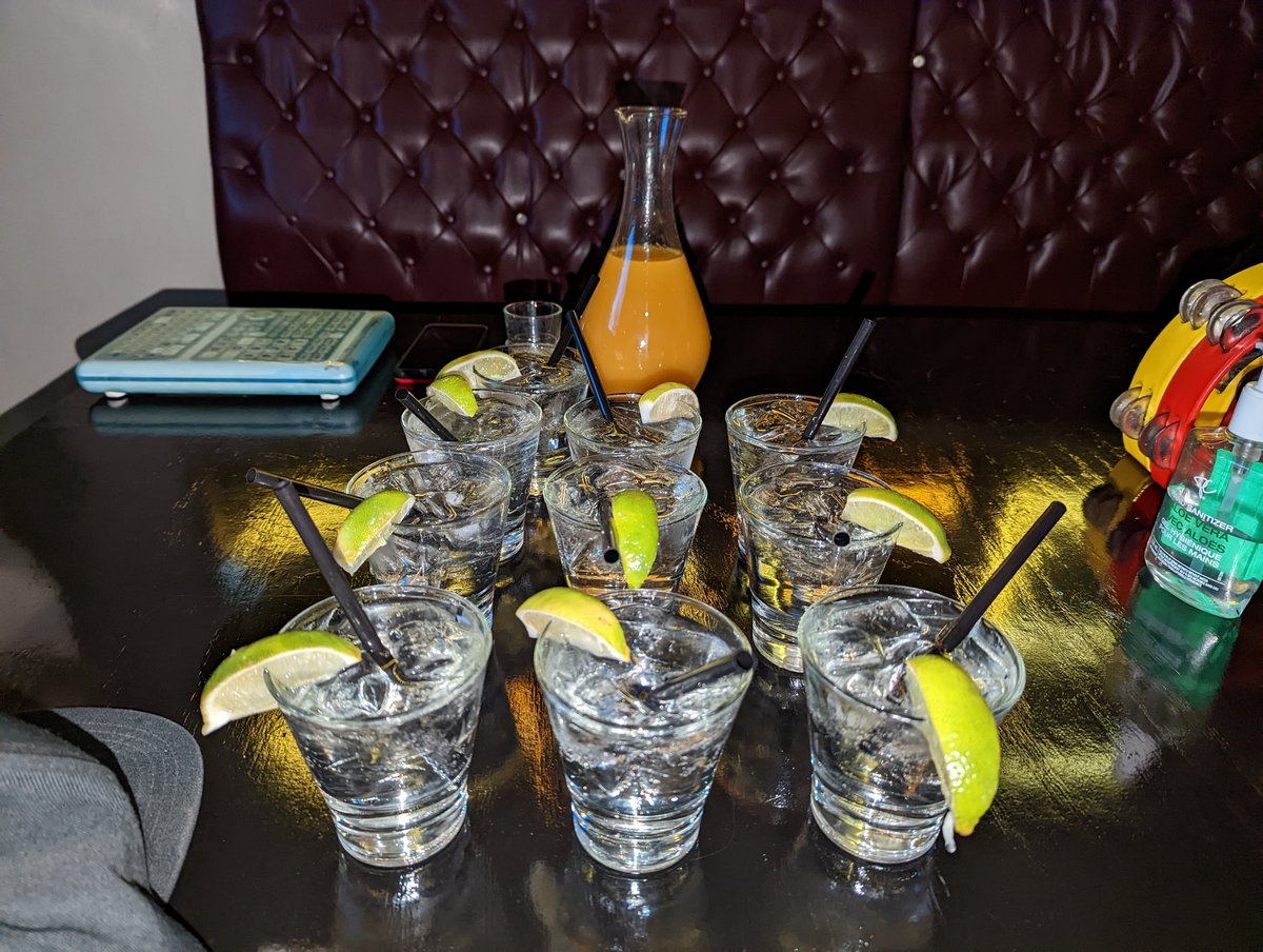 Oh lord that's a lot of drinks on the house 😂 I'm going to get wild tonight at karaoke