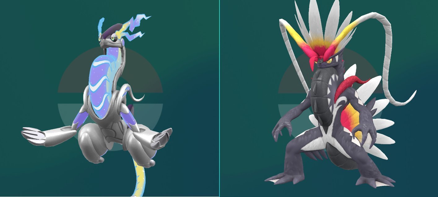 PanFro💯 on X: Shiny Miraidon and Shiny Koraidon   / X