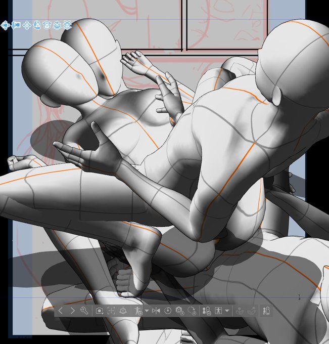 3D人形使うと何がなんだかわからない状態になるねぇ…♥ 