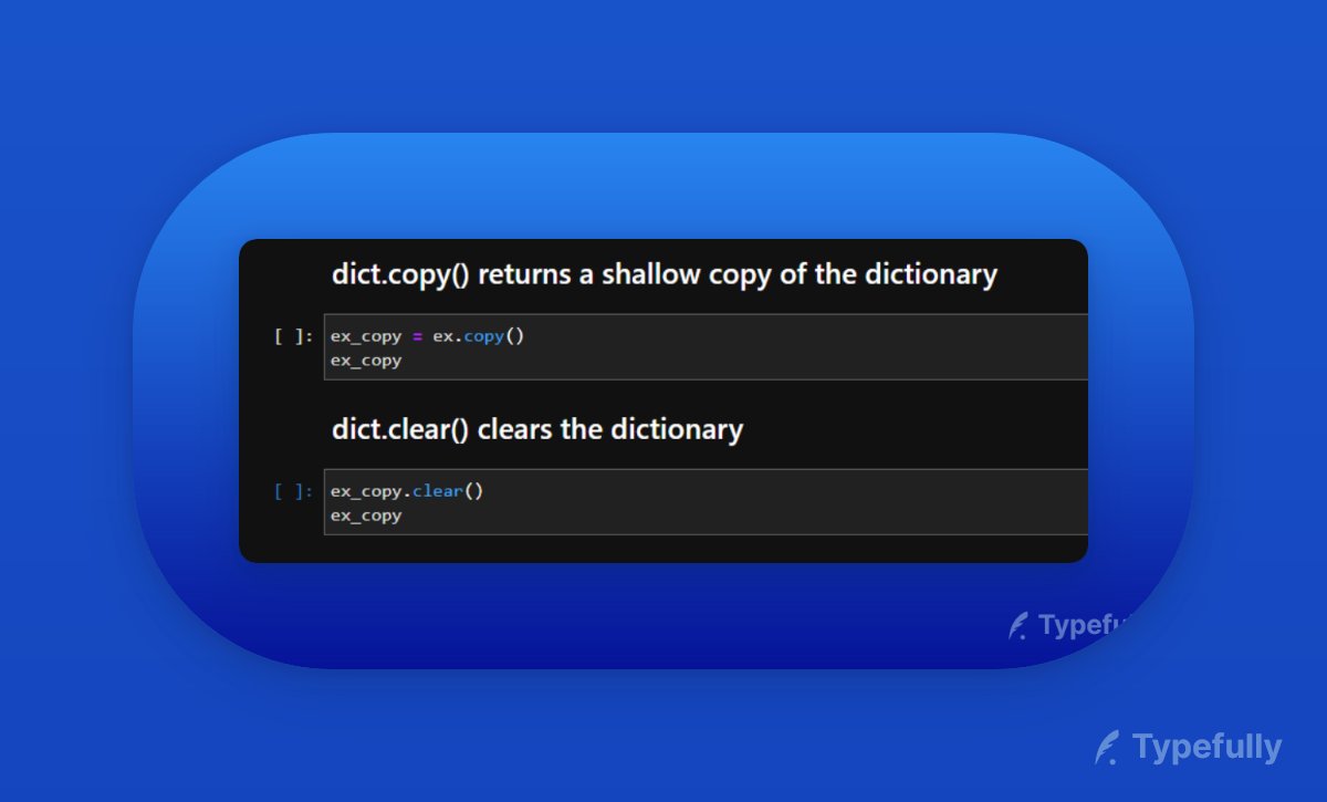 🐍Python 🔥🔥 All Methods Of Python Dictionaries With Examples 🔥🔥 ...