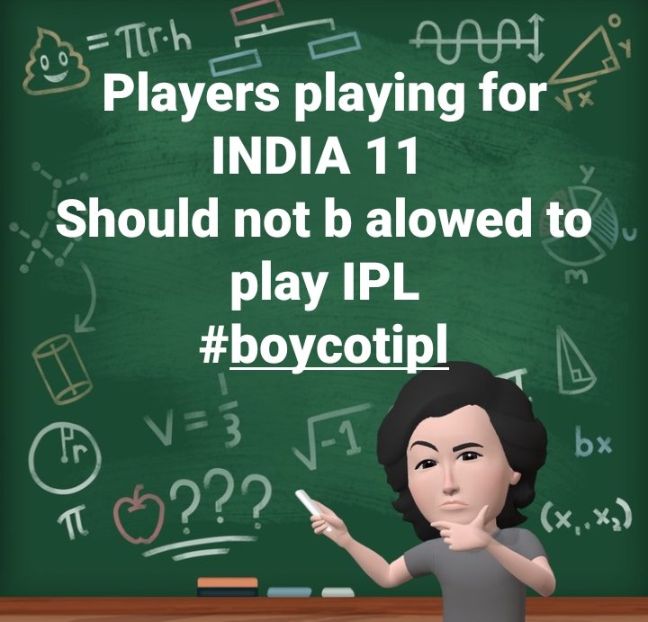 vipinpunjabi's tweet photo. #BoycotIPL https://t.co/goVglneuN0