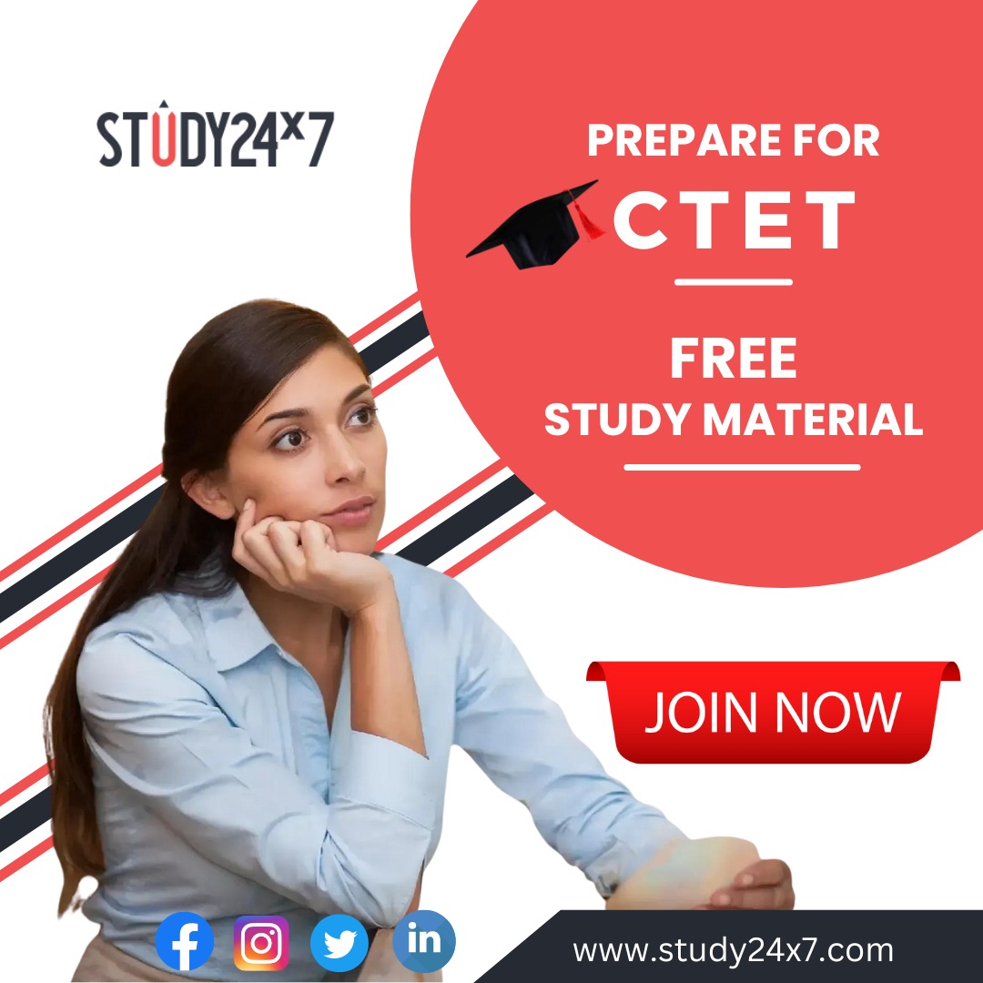 study24x7's tweet photo. Crack the #CTET exam with diligent practice and guidance from the experts.
#Study24x7 provides CTET exam preparation and individual performance evaluation. Learn under the best mentors and achieve the best results.
Visit :- https://t.co/4cIAFT9rrt
#CTET #students #study24x7 https://t.co/A7po0eZrtR