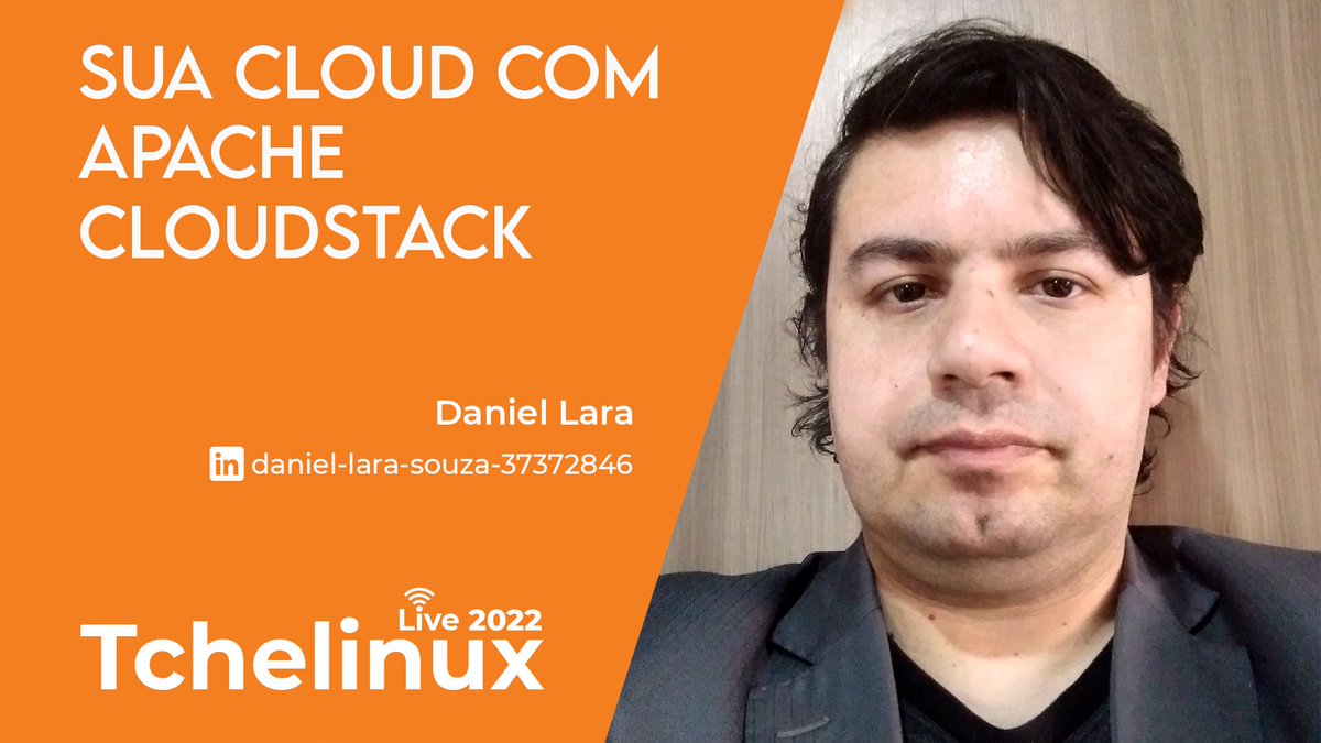 tchelinux's tweet image. A palestra "Sua Cloud com Apache Cloudstack" apresentada por Daniel Lara estreia nesta Sexta, dia 11/11 às 20h youtube.com/watch?v=72r8zH… #tchelinux_live_2022