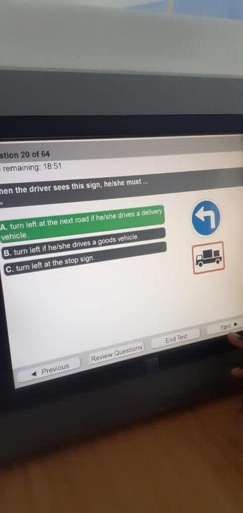 Go apply for leaners License 
K53  exam Questions and answers  !!!
view more: youthspace.co.za