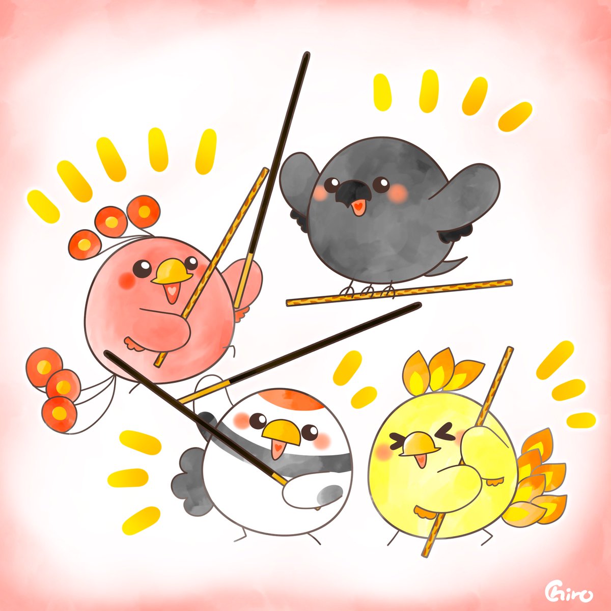 chiro_shirobeni's tweet photo. #ポッキープリッツの日 #イラスト https://t.co/VHxwXIDSHc