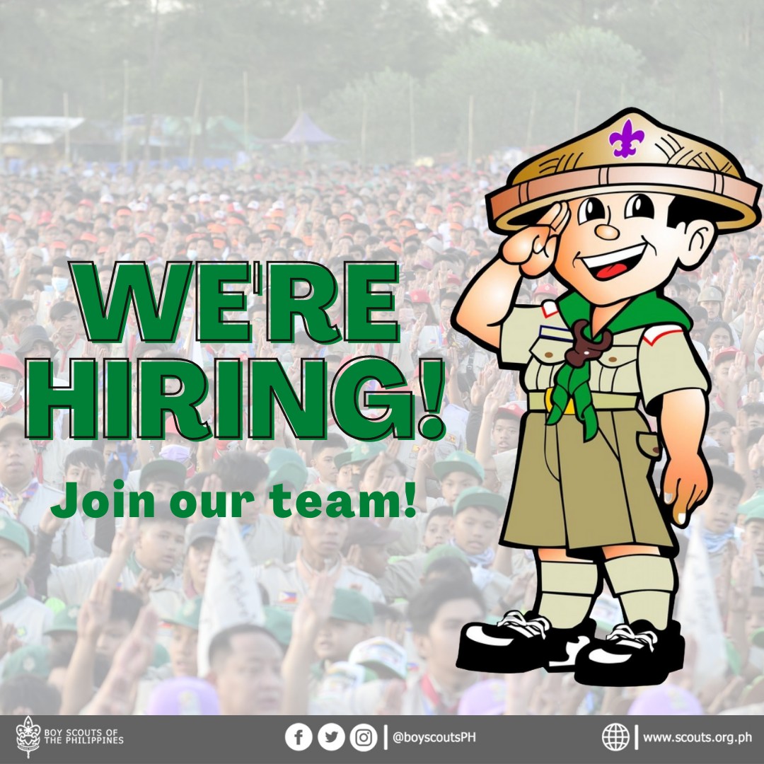 Boy Scouts of the Philippines on Twitter "WE ARE HIRING! Join our team