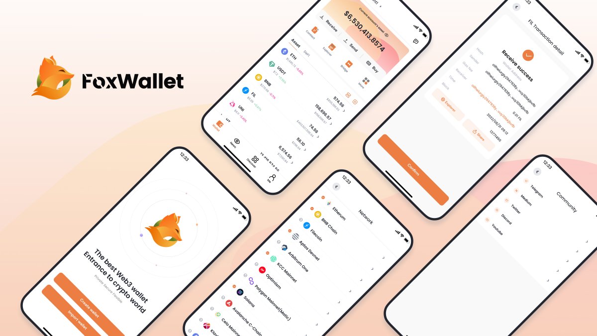 FoxWallet's tweet image. #FoxWallet is your best choice for Web3 #BUIDLing 

🛡️Private &amp;amp; Secure 
👯Built-in DID system
💎Early alpha adoptions
💳Buy Crypto with Cards

#Multichian #NFT #GameFi #SocialFi #DAOs  

🔶Download 
iOS: apps.apple.com/am/app/foxwall…… 
Android: play.google.com/store/apps/det…