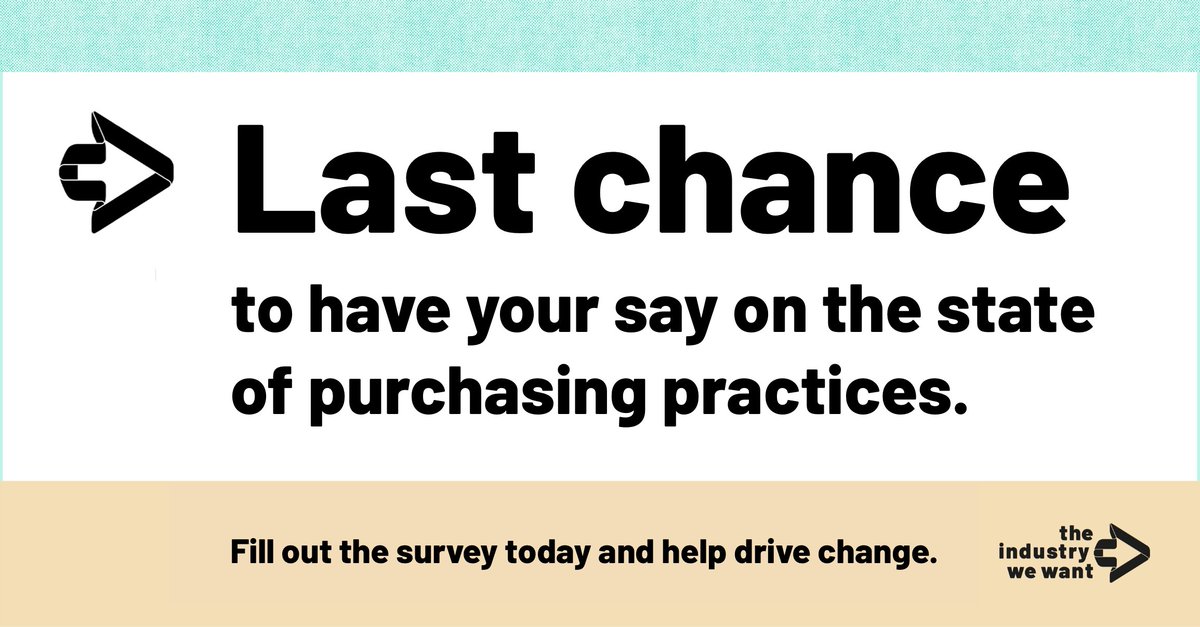 ethicaltrade's tweet image. Are you a manufacturer that wants to help drive #change towards responsible #purchasingpractices in the garment &amp;amp; footwear industry? We need to hear from you. 

Complete the @BetterBuying Partnership IndexTM #survey TODAY to have your say!

👉 buff.ly/3UrLBMW