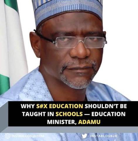 Issues of hidden charges at schools hasn't been attend to, & now about scraping sexuality education from Nigeria's basic education curriculum, is literally a big shot at the leg.

#FundBasicEducation
@NGRPresident @NGFSecretariat @femigbaja @NigEducation @Aernorr @BashirAhmaad