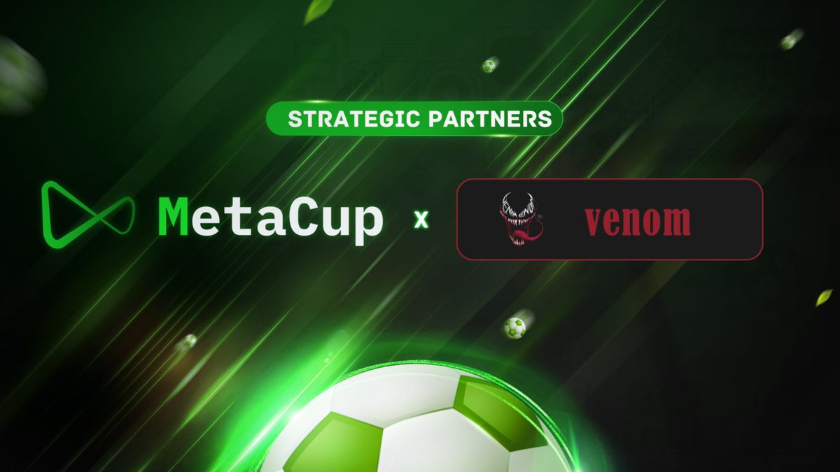 MetaCupOfficial's tweet photo. 🔥We are pleased to announce a partnership between VenoMCalls and MetaCup🔥

💥VenoMCalls will work with us to build the Web3 MetaCupverse

✈️Take eyes on our Next partnership. 
🥊Something big is coming and please stay with us! https://t.co/1qIxOEvi5f