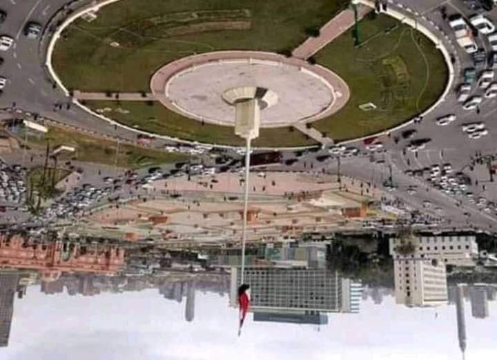 #محدش_نزل ميدان التحرير مقلوب ربنا يستر