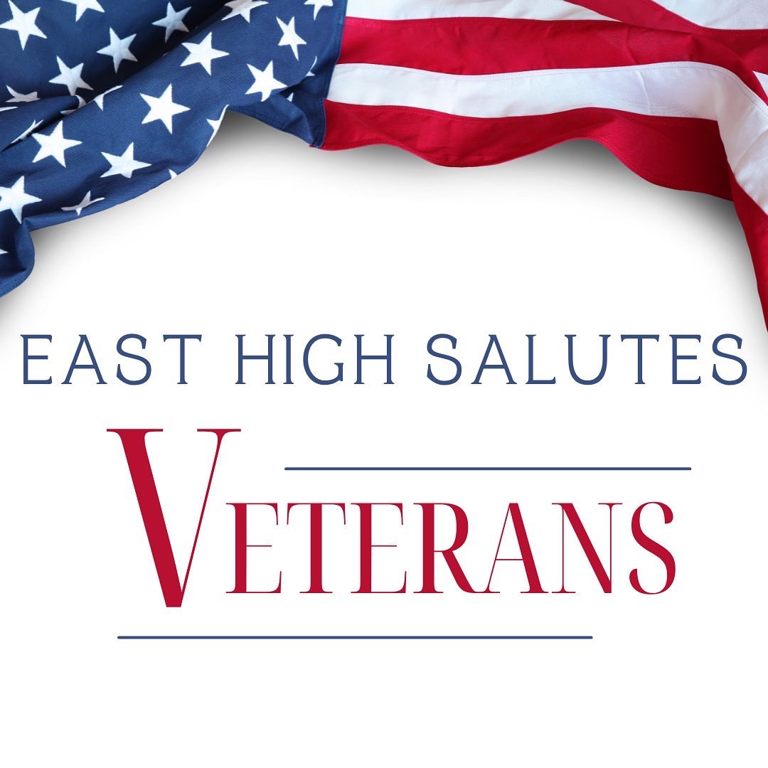 EastHenderson's tweet photo. EHHS would like to wish all those who have served our country a Happy Veterans Day! Weโre thankful for your service & sacrifice. We would like to share that gratitude, especially, for our own East High Veterans. Thank you today & always! ๐ฆ
#EaglesServe #WeAreEast #GoEagles2K23 https://t.co/yMvrXGiyPr
