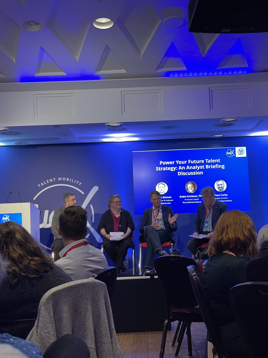 LizSM10Eighty's tweet image. #FuelX conference on Power your future talent strategy with @Paulcorke3, Robin Erickson &amp;amp; @MervynDinnen @fuel50 @10Eightycareers #analyst #futuretalent