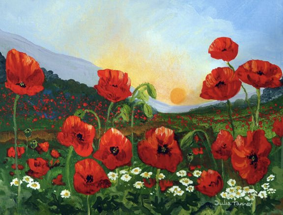 We will remember them. This year and every year. Those who fought for our values and freedom. 

Poppies @juliatannerart