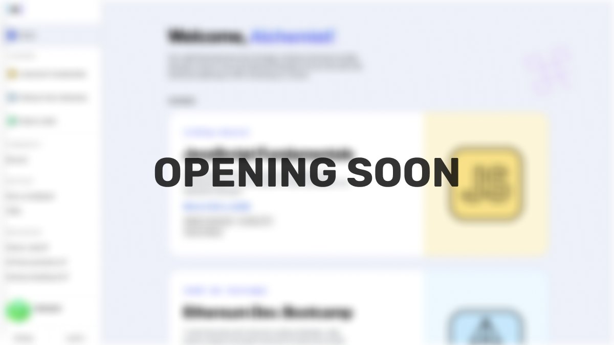 VittoStack's tweet photo. 4 weeks ago we announced Alchemy University: 

- 70k+ Applications
- 20k+ Currently accepted students
- 60h+ Hours of best-in-class web3 content

Today, the Alchemy University gates have started moving. 

Opening soon. https://t.co/ELimJHQLGY